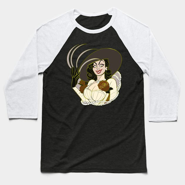 Lady D Baseball T-Shirt by SophieScruggs